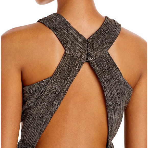 BCBG metallic pleaded dress - Picture 5 of 6